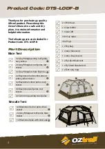 Preview for 3 page of OZtrail DTS-LODF-B Owner'S Manual