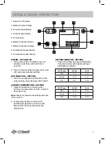 Предварительный просмотр 9 страницы OZtrail ELE-FF045S-G Owner'S Manual