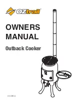 OZtrail Outback Cooker Owner'S Manual preview