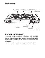 Предварительный просмотр 2 страницы OZtrail OZ2220 Instruction Manual