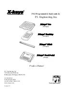 Предварительный просмотр 1 страницы P.I. Engineering X-keys Pro Product Manual