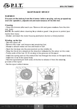 Preview for 10 page of P.I.T. ONE POWER PTR20H-250A/1 User Manual