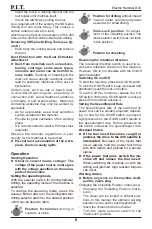 Preview for 7 page of P.I.T. PBH26-C5 Operation Manual