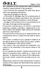 Preview for 9 page of P.I.T. PH20-2.0 Instructions Manual