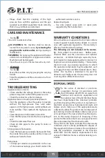 Preview for 12 page of P.I.T. PHP120-C User Manual