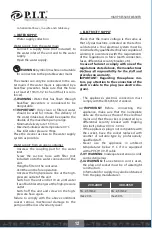 Preview for 13 page of P.I.T. PHP160-C User Manual