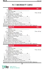 Preview for 26 page of P.I.T. PSB16-C Operation Manual