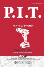 Preview for 1 page of P.I.T. PSR18-D3 PROMO Operation Manual