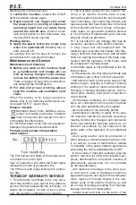 Предварительный просмотр 8 страницы P.I.T. PSR18-D3 PROMO Operation Manual