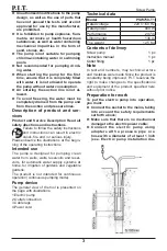 Preview for 4 page of P.I.T. PSW750-T1 Operation Manual