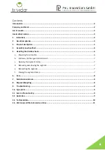 Preview for 2 page of P+L Innovations Trivida CC20 Instruction Manual