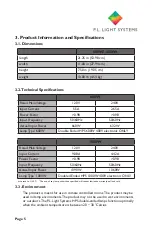 Preview for 5 page of P.L.LIGHT SYSTEMS NXT-LP 1000W Instruction Manual