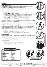 Предварительный просмотр 2 страницы P+L Systems flypod Instructions