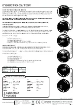 Предварительный просмотр 2 страницы P+L Systems INSECT-O-CUTOR Focus Series Instructions