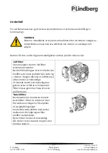 Предварительный просмотр 40 страницы P.Lindberg 52cc Original Manual