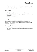 Preview for 23 page of P.Lindberg 9042042 Original User Manual