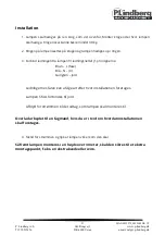 Preview for 6 page of P.Lindberg 9052979 Original User Instructions