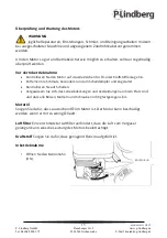 Предварительный просмотр 63 страницы P.Lindberg 9056555 Manual