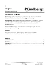 Preview for 10 page of P.Lindberg 9060268 Original Instructions For Use