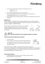 Предварительный просмотр 20 страницы P.Lindberg 9063772 Original Manual