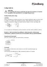 Предварительный просмотр 24 страницы P.Lindberg 9063772 Original Manual