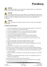 Preview for 25 page of P.Lindberg 9065618 User Manual