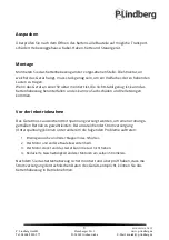 Preview for 45 page of P.Lindberg 9065618 User Manual