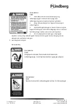 Preview for 9 page of P.Lindberg 9066017 User Manual