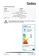 Предварительный просмотр 19 страницы P.Lindberg BH-GK002 Original User Instructions