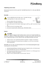 Предварительный просмотр 22 страницы P.Lindberg PL9066017 User Manual