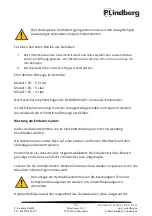 Preview for 110 page of P.Lindberg Talex EcoCut 135 Original Manual