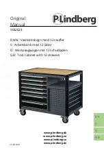 Preview for 1 page of P.Lindberg Tool Cabinet with 12 drawers 9062624 Manual