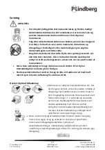 Предварительный просмотр 21 страницы P.Lindberg TT-CS4500 Original Manual