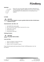 Предварительный просмотр 26 страницы P.Lindberg TT-CS4500 Original Manual