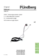 P.Lindberg UDCN-SD Original User Manual preview