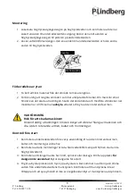 Предварительный просмотр 23 страницы P.Lindberg UDCN-SD Original User Manual