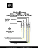 Preview for 2 page of P. M. Lighting CS9300 Professional Series Supplemental Wiring Instructions