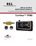 Preview for 1 page of P.S.I TireView Installation And Maintenance Manual