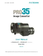 P+S Technik pro35 Image Converter MKII User Manual preview