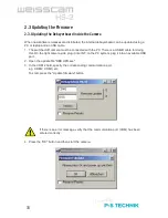 Preview for 38 page of P+S Technik WEISSCAM HS-2 User Manual