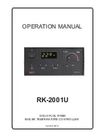 Предварительный просмотр 1 страницы P.W. KEY RK-2001U Operation Manual