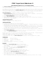 Preview for 1 page of P3 International Super Sonic Molechaser P7907 Operating Instructions