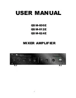 Preview for 1 page of PA Tech QSM-606E User Manual