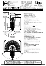 Preview for 1 page of PA A42R-316 Instruction Book