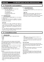 Preview for 4 page of PA MPU130BT MKII User Manual