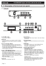 Preview for 6 page of PA MPU130BT MKII User Manual