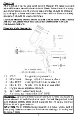 Preview for 2 page of Paasche Airbrush HG-08A Instruction Manual