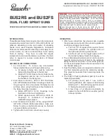 Preview for 1 page of paasche BUS2RS Operating Instructions