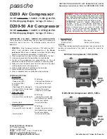 Preview for 1 page of paasche D200 Instructions And Parts List