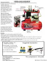 Preview for 2 page of paasche DC850R Pro Series Instruction Manual